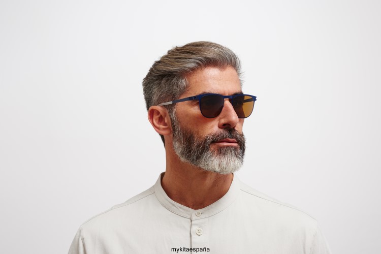 stanley montura: terciopelo azul|lente: polarizada pro ámbar marrón no1 MYKITA ERT2398