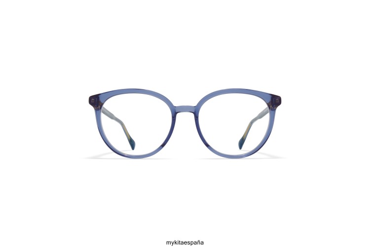 Ayán montura: c166 océano profundo/oro seda acetato MYKITA ERT23715