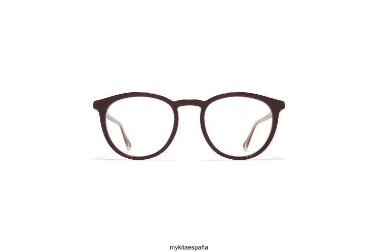 davu montura: c126 burdeos/bron púrpura seda acetato MYKITA ERT23722