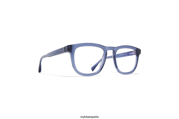 herato montura: c139 océano profundo/plata brillante acetato MYKITA ERT23510