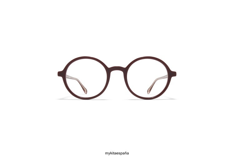 jojo montura: c126 burdeos/bron púrpura seda acetato MYKITA ERT23584