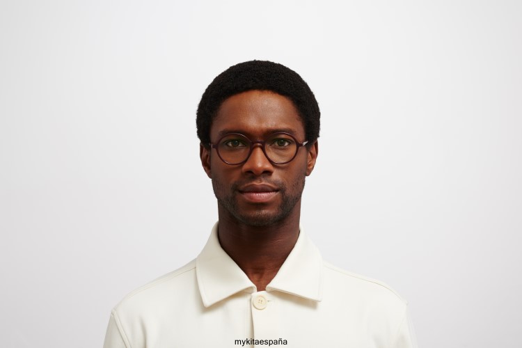 jojo montura: c126 burdeos/bron púrpura seda acetato MYKITA ERT23584