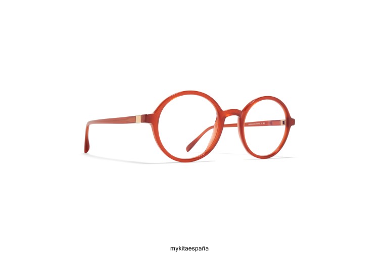 jojo montura: c170 melocotón lechoso/champán de seda acetato MYKITA ERT23585