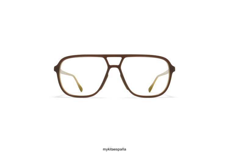 kami montura: c167 verde marrón oscuro/dorado seda acetato MYKITA ERT23282