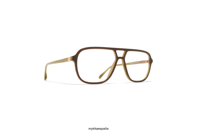 kami montura: c167 verde marrón oscuro/dorado seda acetato MYKITA ERT23282