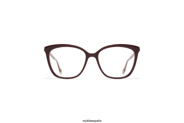 maha montura: c126 burdeos/bron púrpura seda acetato MYKITA ERT23789