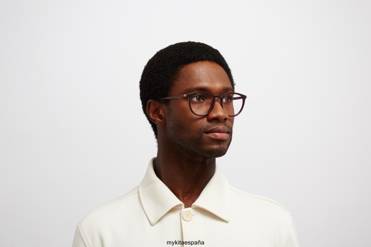 nala montura: c126 burdeos/bron púrpura seda acetato MYKITA ERT23734