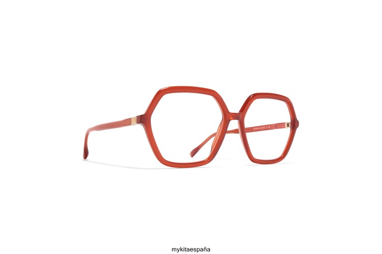 neela montura: c170 melocotón lechoso/champán de seda acetato MYKITA ERT23795