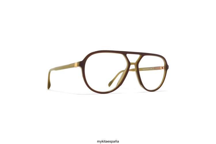 suri montura: c167 verde marrón oscuro/dorado seda acetato MYKITA ERT23286