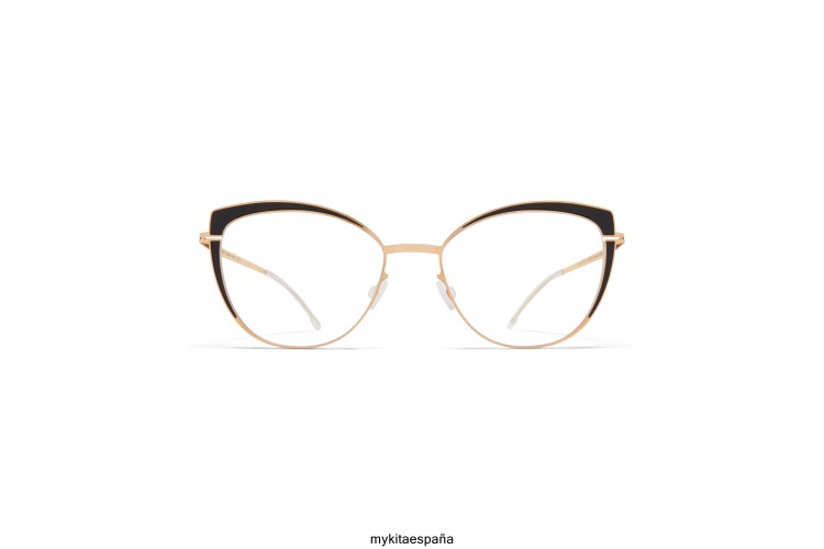 kelsey montura: oro champán/negro azabache décadas MYKITA ERT23760