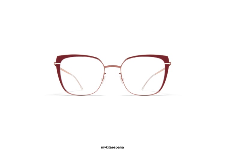 viola montura: violeta bronce/cranberry décadas MYKITA ERT23763