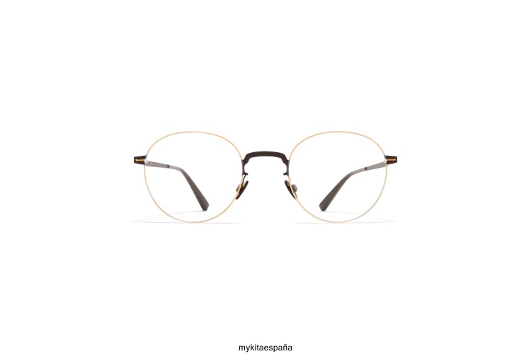 Akemi montura: dorado/marrón oscuro Lessrim MYKITA ERT23689
