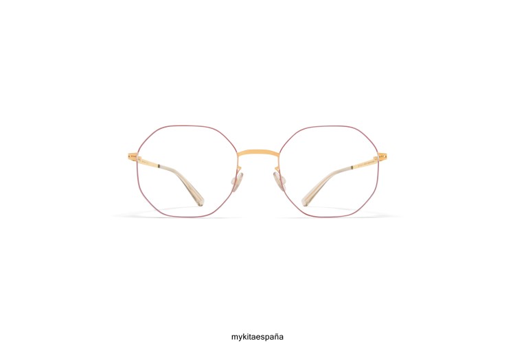 Kaori montura: oro/rojo coral Lessrim MYKITA ERT23568