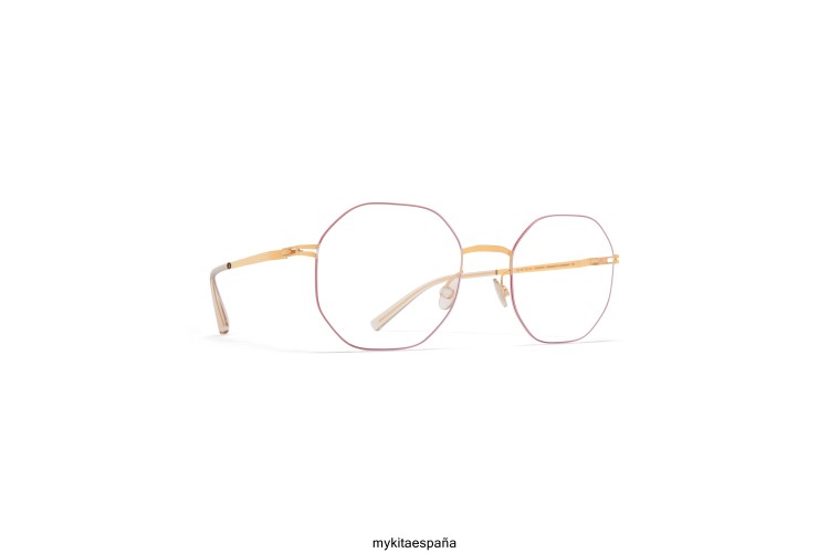 Kaori montura: oro/rojo coral Lessrim MYKITA ERT23568