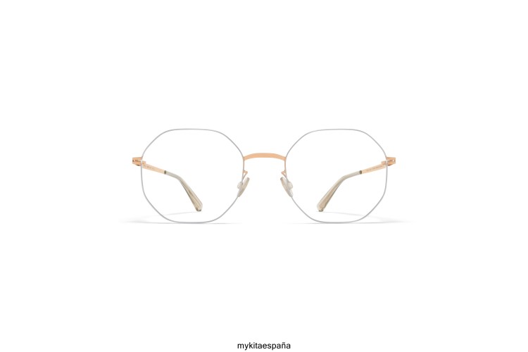 Kaori montura: plata/oro champán Lessrim MYKITA ERT23569