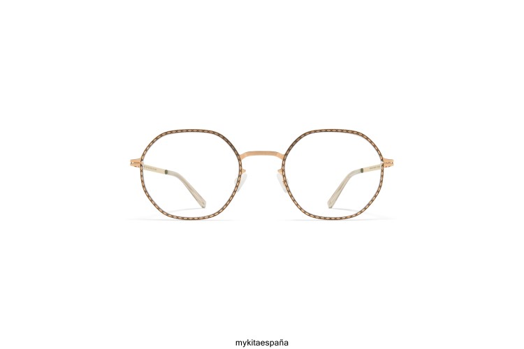 aurora montura: oro champán/negro ligero MYKITA ERT23369