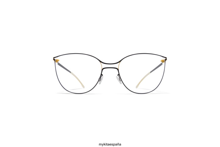 bjelle montura: dorado/negro azabache ligero MYKITA ERT23771