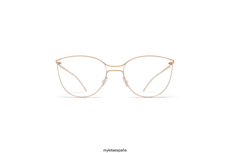 bjelle montura: plata/oro champán ligero MYKITA ERT23770
