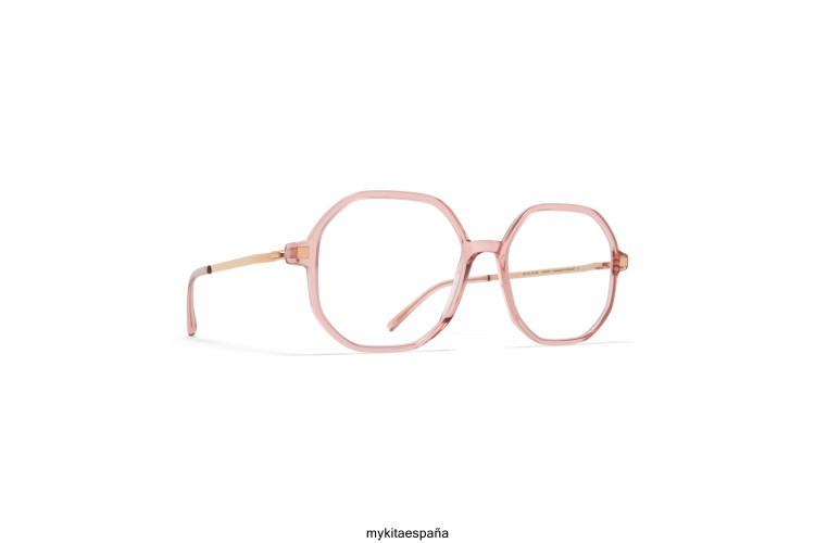 colina montura: c103 melrose/oro champán ligero MYKITA ERT23379
