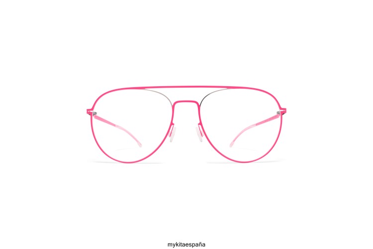 eero montura: plata/rosa neón ligero MYKITA ERT23243