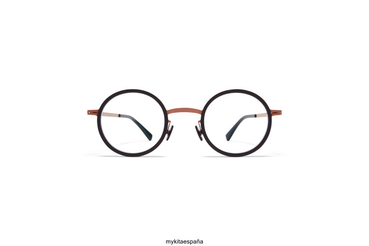 eetu montura: a37 cobre brillo/negro ligero MYKITA ERT23534