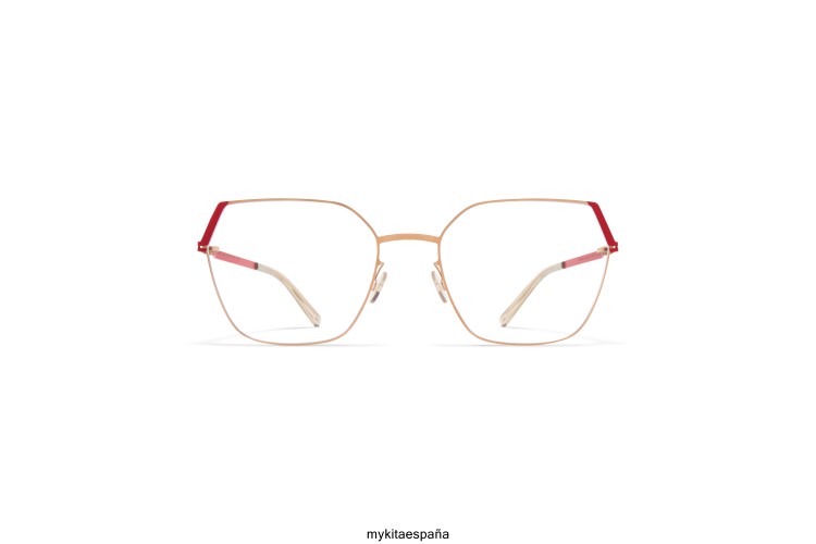 espina montura: oro champán/rojo goji ligero MYKITA ERT23787