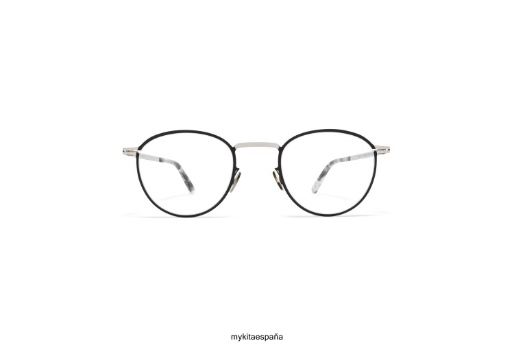 ismo marco: plateado/negro ligero MYKITA ERT23625