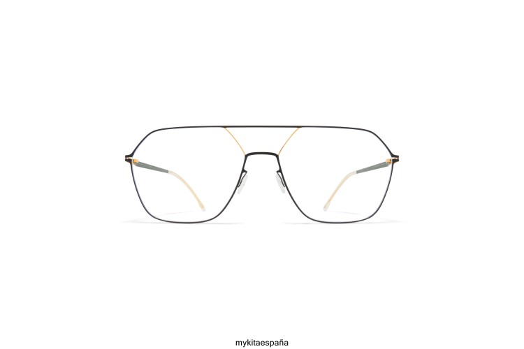 jelva montura: dorado/negro azabache ligero MYKITA ERT23255