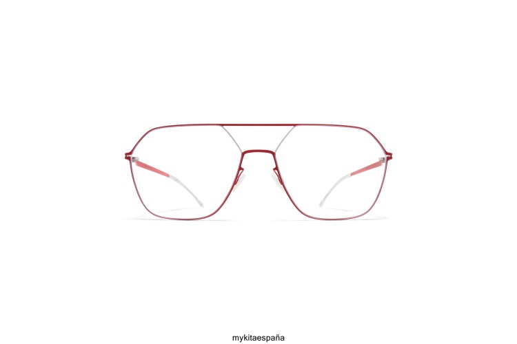 jelva montura: rojo goji/plata ligero MYKITA ERT23256