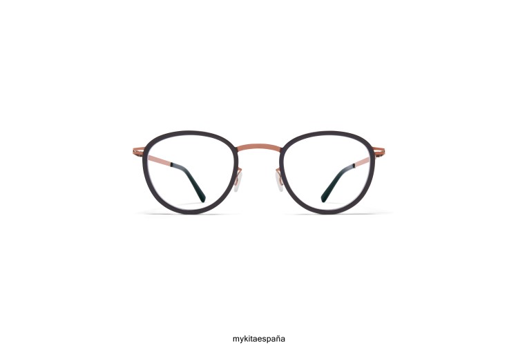 kirima montura: a37 cobre brillo/negro ligero MYKITA ERT23640