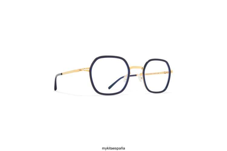 ven montura: a76-oro brillante/índigo lechoso ligero MYKITA ERT23447