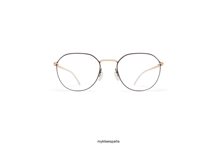 yngve montura: oro champán/marrón oscuro ligero MYKITA ERT23686